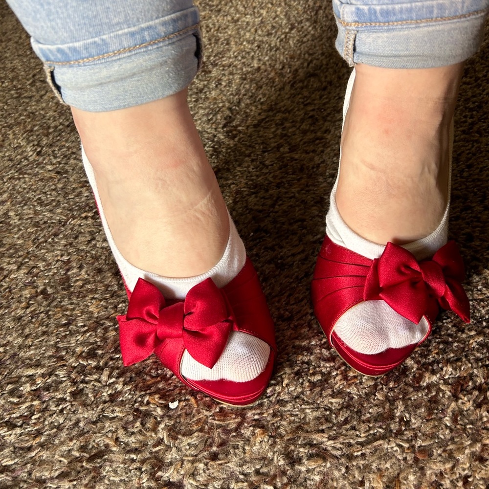 Michelangelo Red Formal Heel - Picture 5 of 6